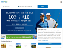 Tablet Screenshot of golfnow.com